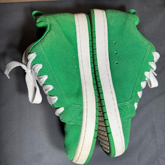 2009 DC Shoes Men’s 10 Court Graffik Emerald Green 300529 Skater Sneakers - Picture 5 of 16